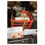 CRATE OF GOLF BALLS