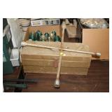 METAL TOOLBOX & LUG WRENCH