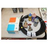 AIR HOSE,MARKING CHALK,FAUCETS,ETC