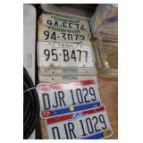 LOT OF CAR TAGS
