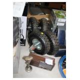 4 4" SWIVEL CASTER WHEELS, CLOCK