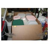 BOX OF TUPPERWARE