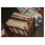 RECORD ALBUMS & RACK