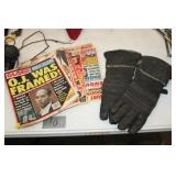 VINTAGE MAGAZINES & WINTER GLOVES