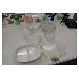 BAKING DISHES & GLASS BOWL