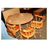 ROUND DINING TABLE & 5 CHAIRS