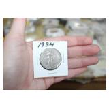 1934 WALKING LIBERTY SILVER HALF DOLLAR