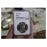 1964 D KENNEDY HALF DOLLAR MS65