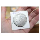 1890 O  MORGAN SILVER DOLLAR