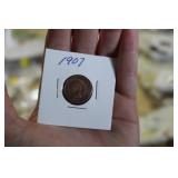 1907  INDIAN HEAD CENT