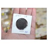 1847 LARGE CENT