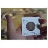 1903 BARBER SILVER QUARTER