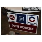 AC DELCO METAL SIGN, 24X36
