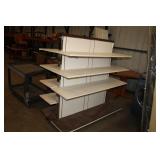 ROLLING DOUBLE SIDED SHELF, 60X33X62