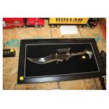 KNIFE WITH DISPLAY FRAME