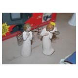 PAIR OF WILLOW TREE FIGURES