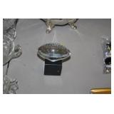 GLASS FOOTBALL PAPER WEIGHT