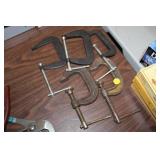 LOT OF C CLAMPS