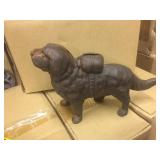 CAST IRON DOG BANK