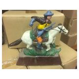 CAST IRON CALVARY STATUE