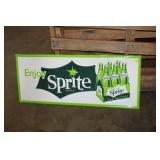 METAL USA SPRITE SIGN, 15X36"