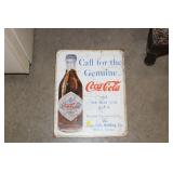 COCA COLA METAL SIGN