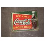 COCA COLA METAL SIGN