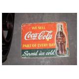 COCA COLA METAL SIGN