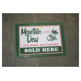 MOUNTAIN DW METAL SIGN