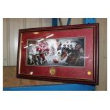 IRON BOWL FRAMED PRINT, 15X25