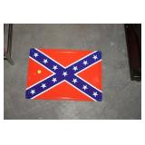 CONFEDERATE FLAG METAL SIGN