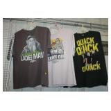 3 DUCK DYNASTY SHIRTS