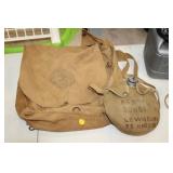 VINTAGE BOY SCOUTS BAG & CANTENE