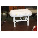 WICKER STOOL