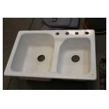 FIBERGLASS DOUBLE SING,33X22