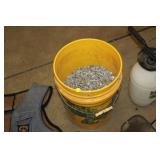 BUCKET OF ROOFING NAILS