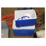 2 COOLERS & WATER JUG