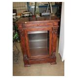 DISPLAY CABINET & 2 DRAWERS, 30 X18X41