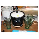 ICE BUCKET & COCA COLA MUGS