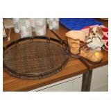 PUPPY/BOOT PLANTER & DECORATIVE TRAY