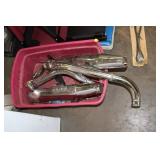 TOTE OF MOTORCYCLE EXHAUST