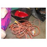 COAL SKUTTLE & EXTENSION CORD,ETC