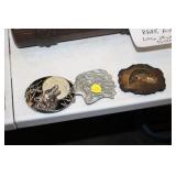 3 BELT BUCKLES