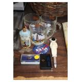NASA ITEMS & COLLECTOR GLASSES