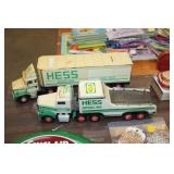 2 HESS TOY TRUCK & TRUCK BANK