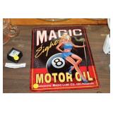 MAGIC 8 METAL SIGN