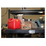 GAS CAN & MITER SAW & SCISSORS