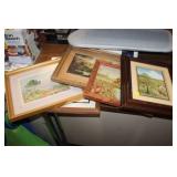 LOT OF FRAMED PRINTS