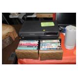 VCR PLAYER & VHS TAPES