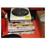 HOT PLATE & COOKBOOKS